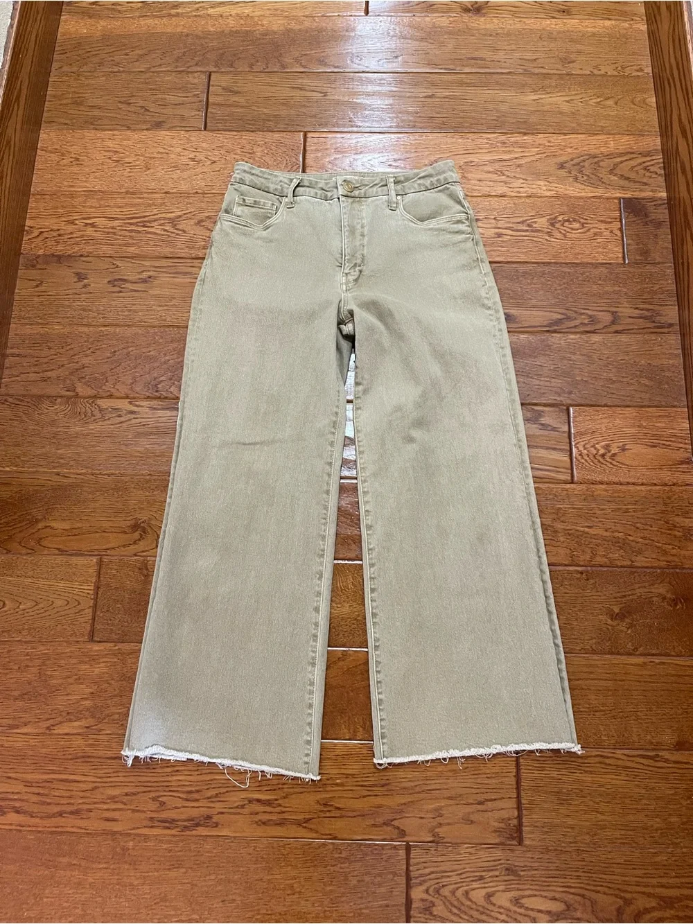 Kut From The Kloth - Meg High Rise Wide Leg - Khaki - Size 6 - Picture 1 of 3
